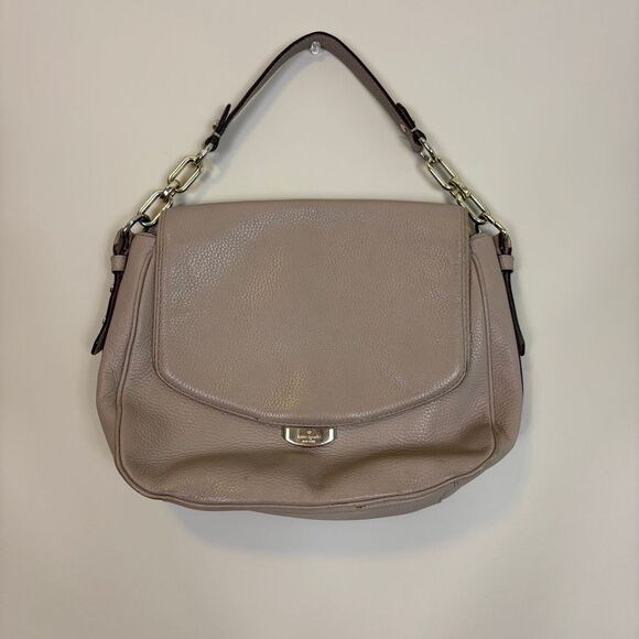 Kate Spade Cream Leather Medium Sized Shoulder Purse - Picture 1 of 7